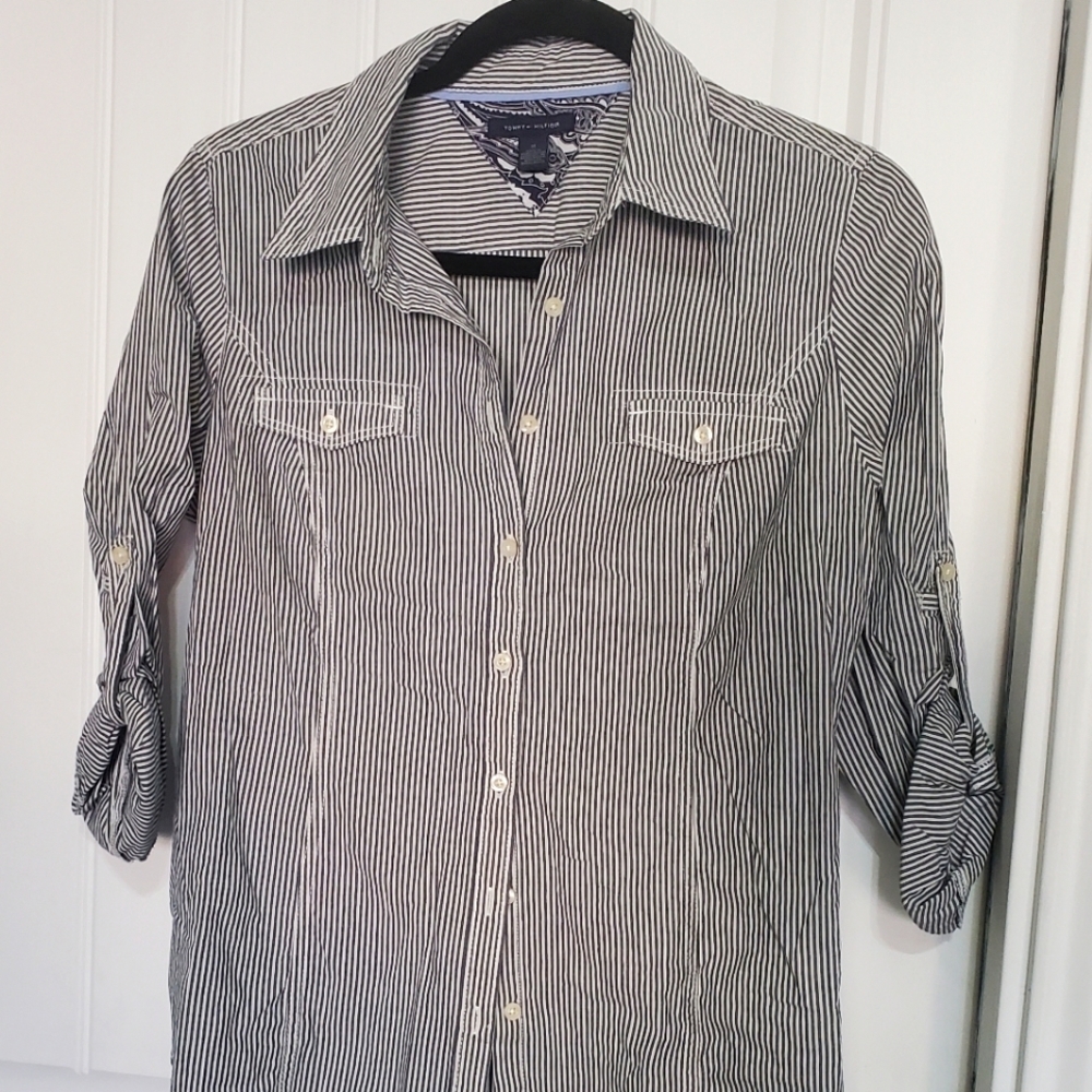 TOMMY Hilfiger striped Blouse Size M